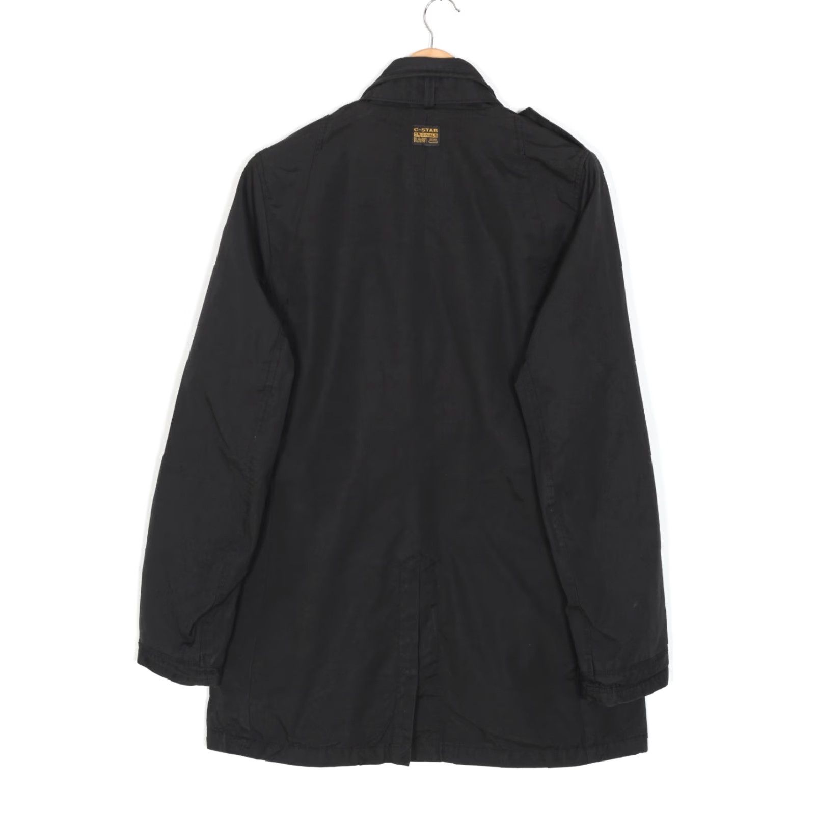 G-Star G-STAR FLEET GARBER TRENCH Jacket Men L MJ5698 Black Canvas City Casual Zip Jacket Mens L Size US L / EU 52-54 / 3 - 2 Thumbnail