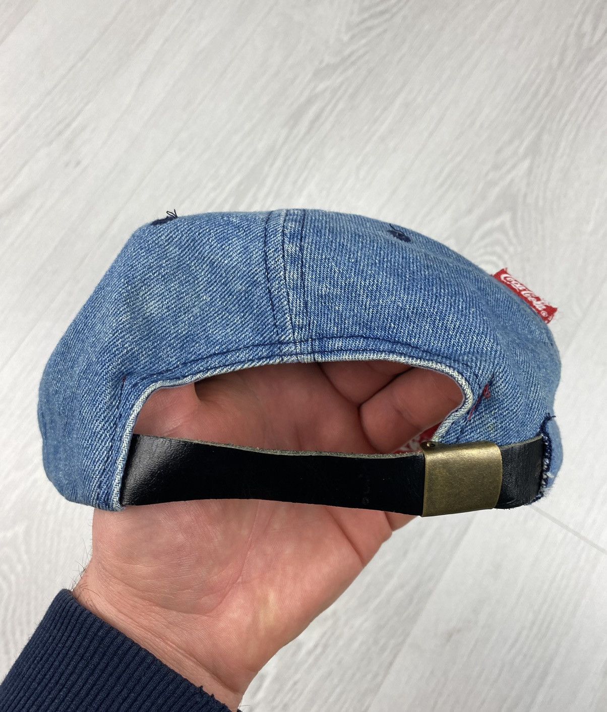 Coca Cola Vintage 90s Coca Cola Always Denim Cap Hat Marlboro Y2K Size ONE SIZE - 5 Thumbnail