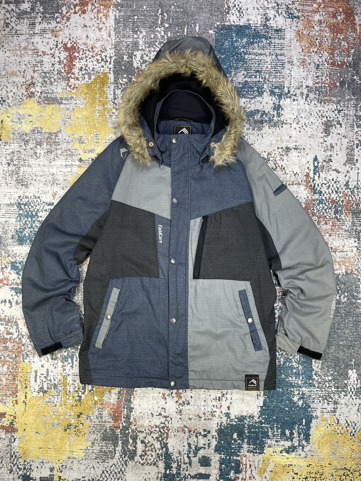 Japanese Brand Steals🔥Fieldcore Japan Ripstop Patch Jacket Size US L / EU 52-54 / 3 - 2 Thumbnail