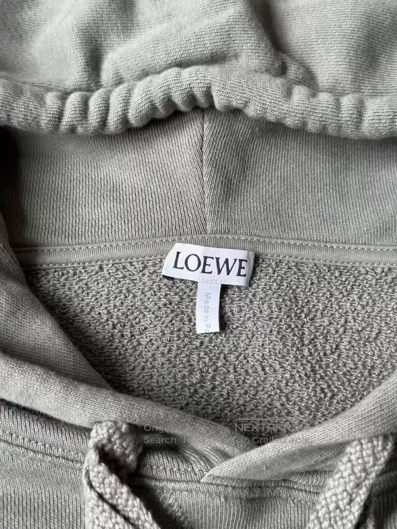 Loewe Loewe Embroidered Large Logo Drawstring Hoodie Size US L / EU 52-54 / 3 - 3 Thumbnail