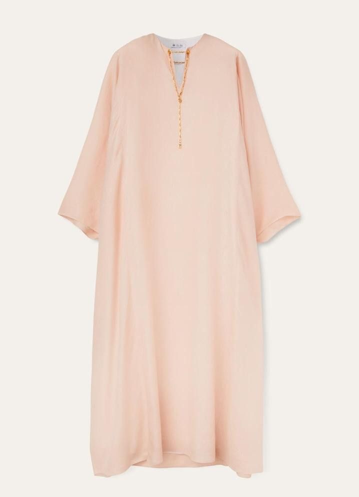 Loro Piana o1srvl11e0526 FAN8401 Rosy Dress in Light Pink Size M / US 6-8 / IT 42-44 - 1 Thumbnail