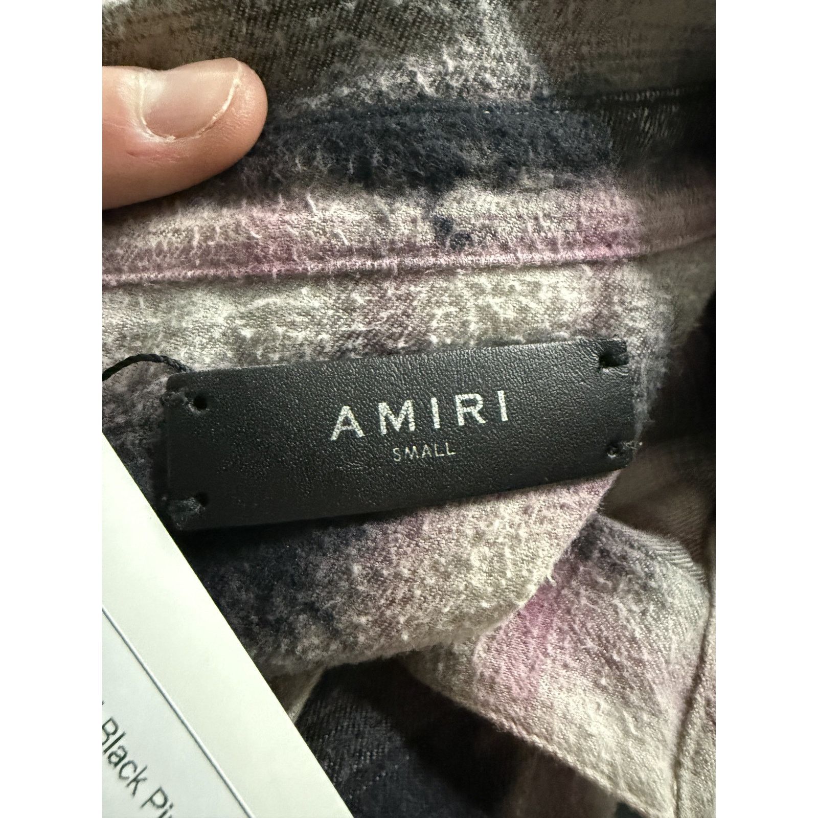 Amiri Amiri Flannel Black Pink Used Small Size US S / EU 44-46 / 1 - 5 Thumbnail