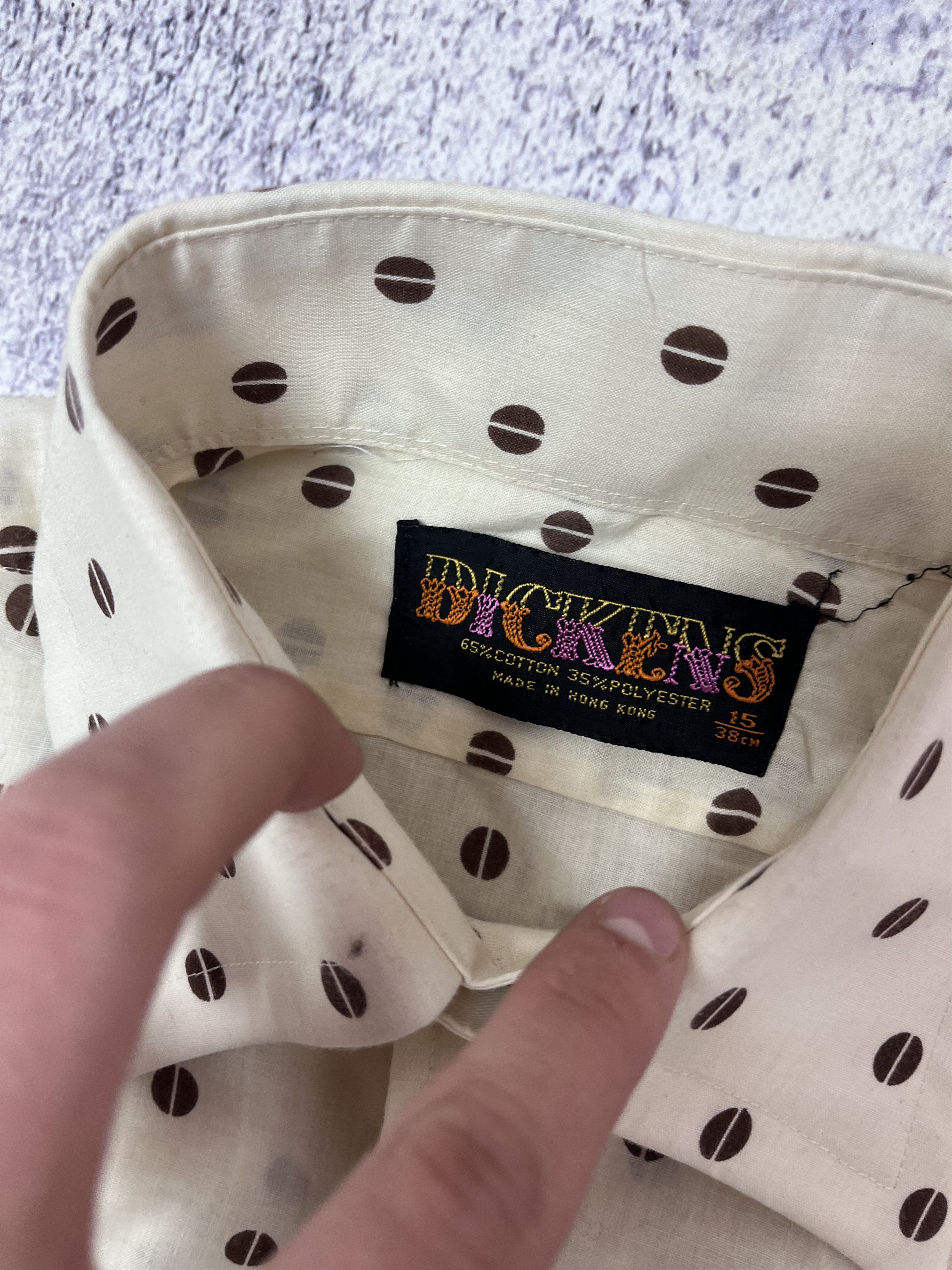Japanese Brand × Vintage Vintage men’s shirt Bickens made in Hong Kong size S Size US S / EU 44-46 / 1 - 8 Thumbnail
