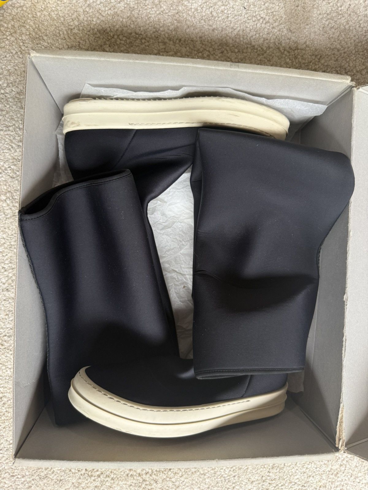 Rick Owens Stocking sneaker in nylon Size US 8 / IT 38 - 2 Thumbnail
