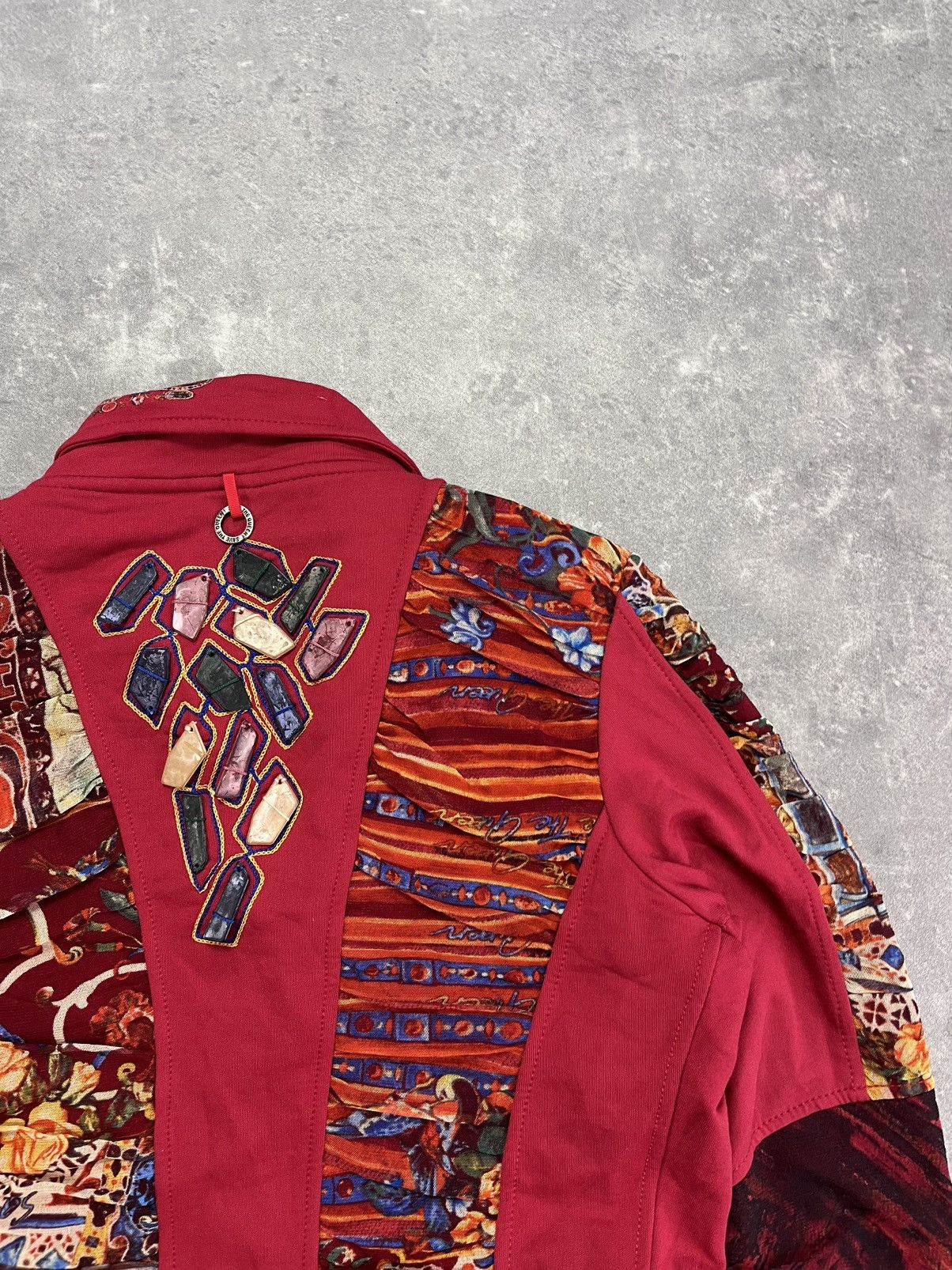 Japanese Brand Save The Queen Y2K Printed Punk 3D Stones Blazer Jacket L XL Size XL / US 12-14 / IT 48-50 - 16 Thumbnail