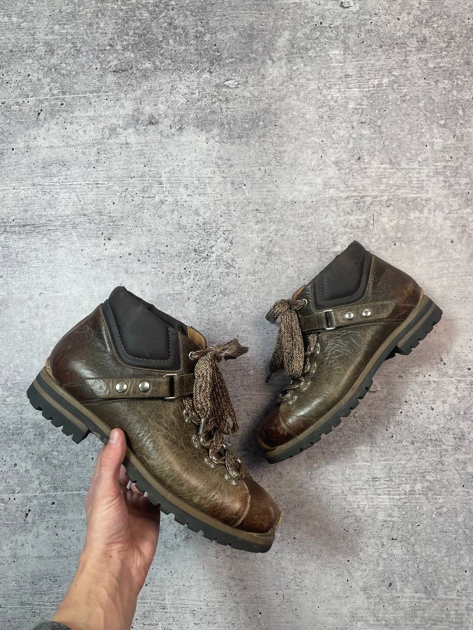 Santoni Vintage Santoni Hiking Leather Boots Y2K Size US 9.5 / EU 42-43 - 1 Thumbnail