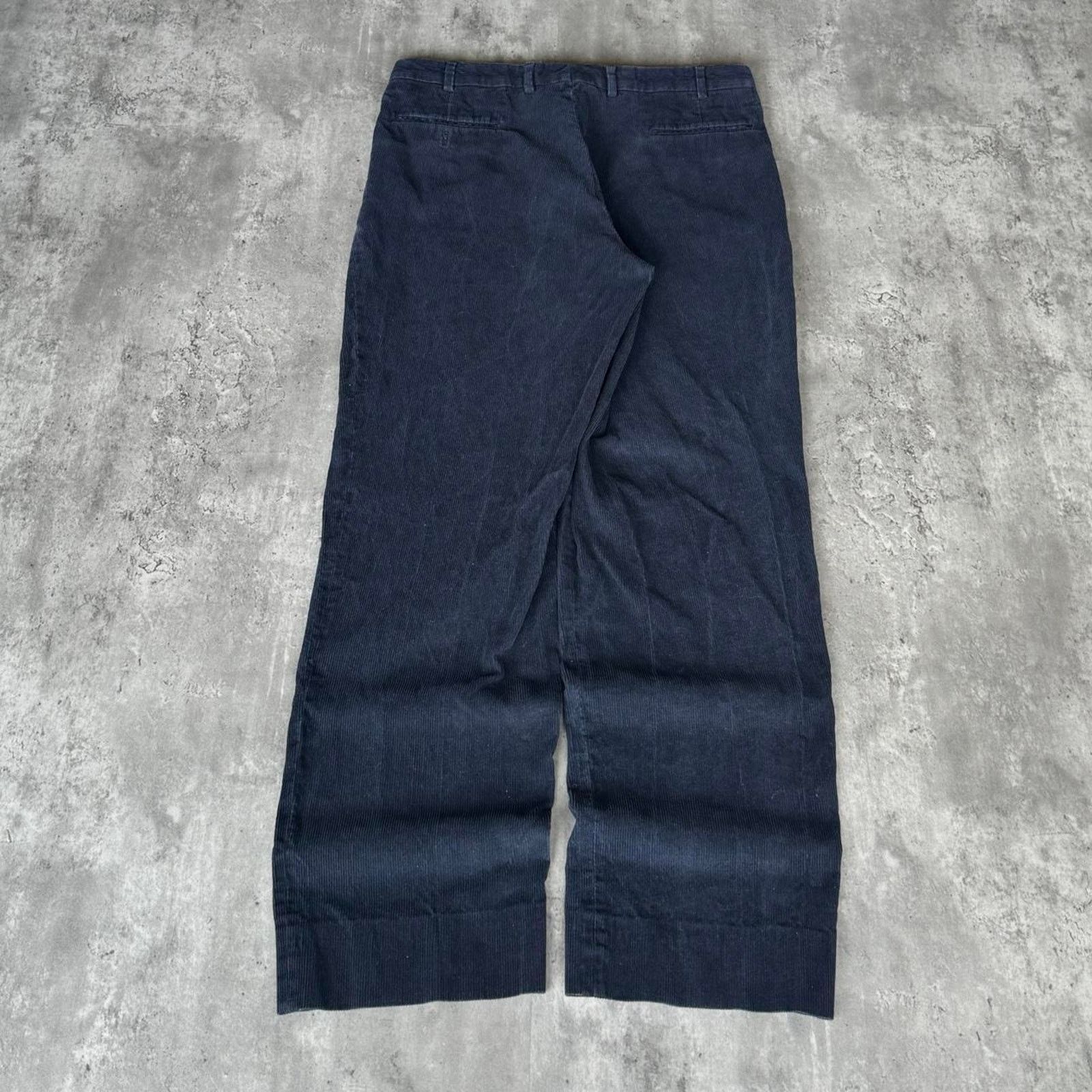 Japanese Brand × Jos. A. Bank Navy Blue Corduroy Essential Dress Pants Size US 36 / EU 52 - 2 Thumbnail
