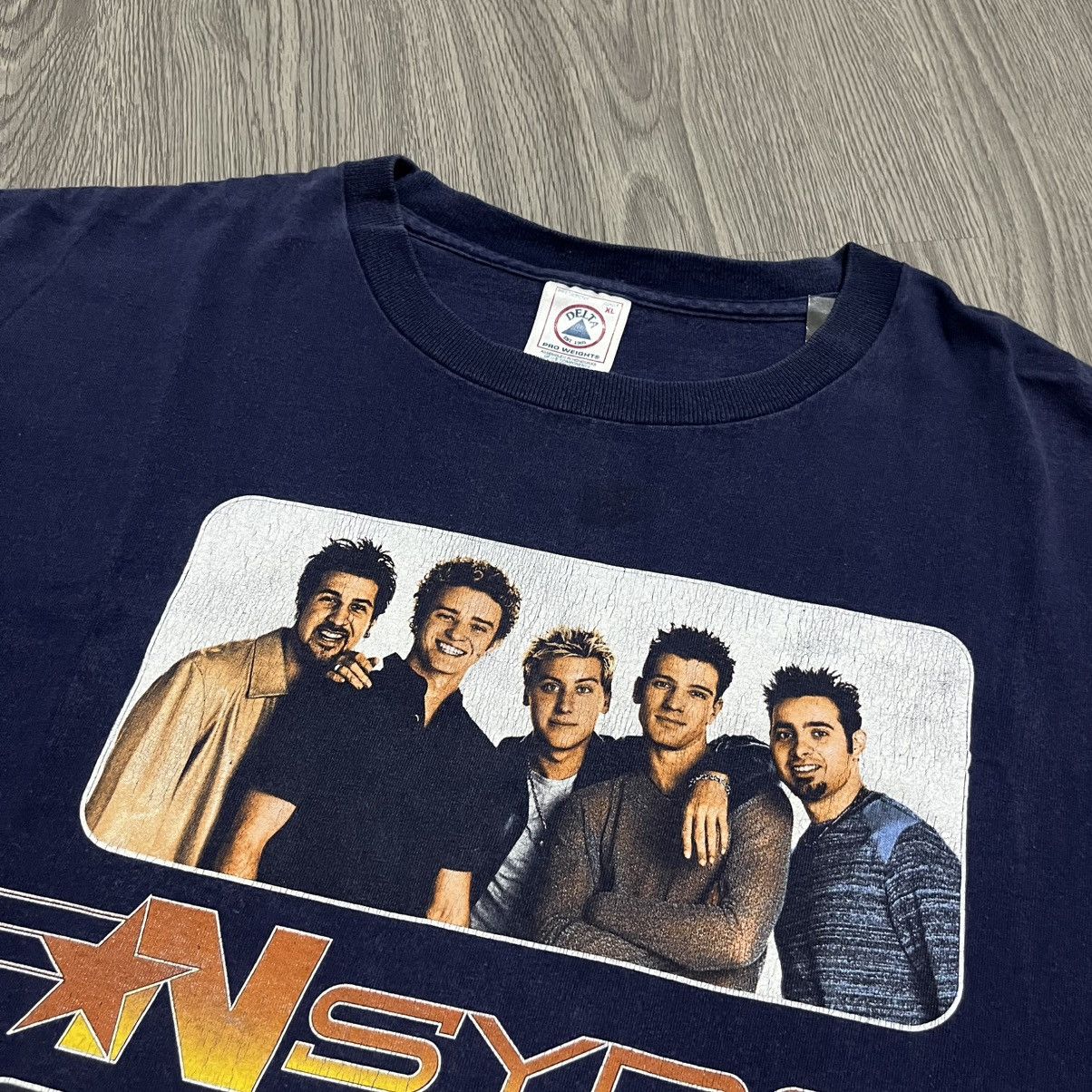 Band Tees 90s NSYNC N Sync Concert Tour Tee Justin Timberlake Size US XL / EU 56 / 4 - 4 Thumbnail
