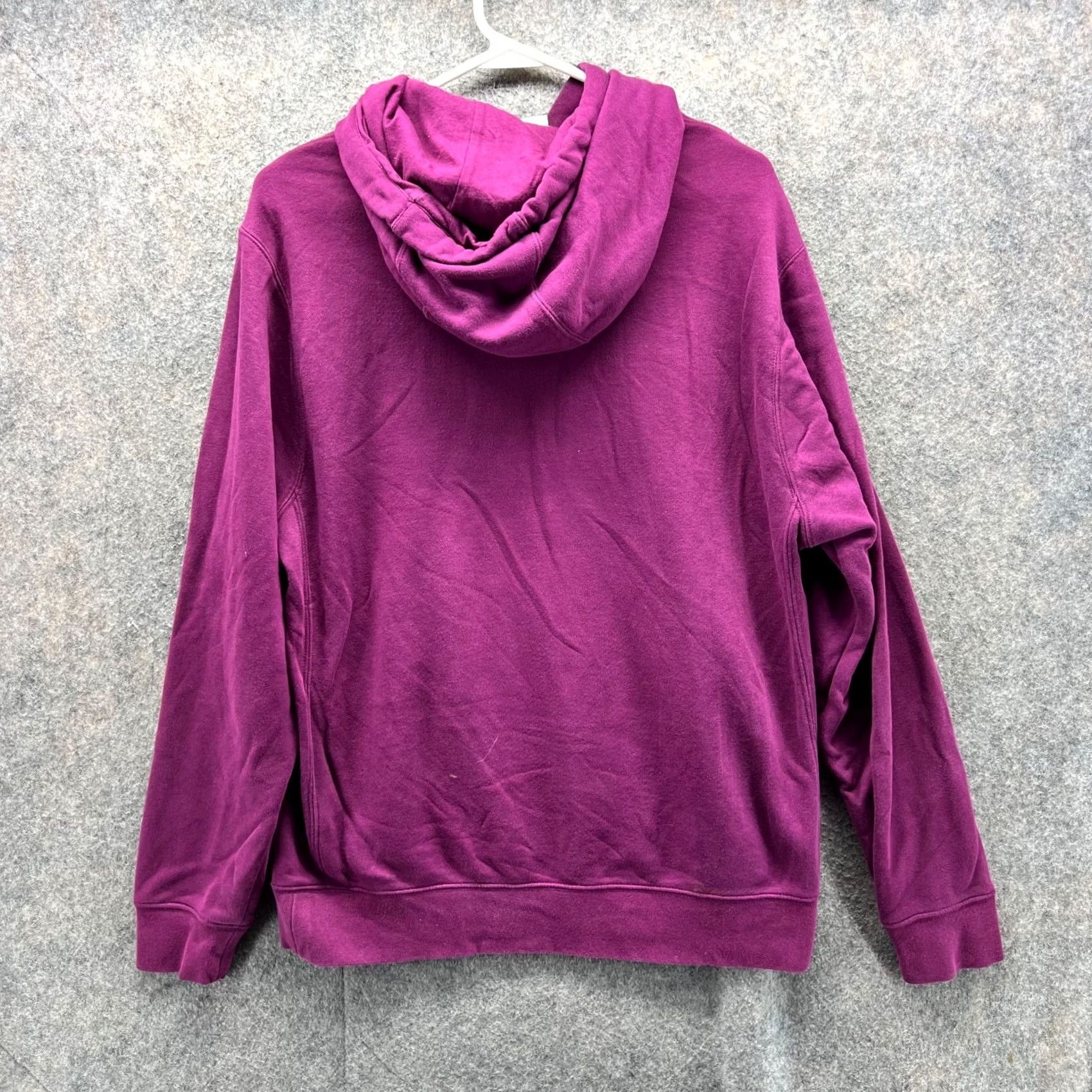 Nike VINTAGE Nike Sweater Men Medium Purple Pullover Hoodie Swoosh Fleece Jacket Sportswear Size US M / EU 48-50 / 2 - 2 Thumbnail