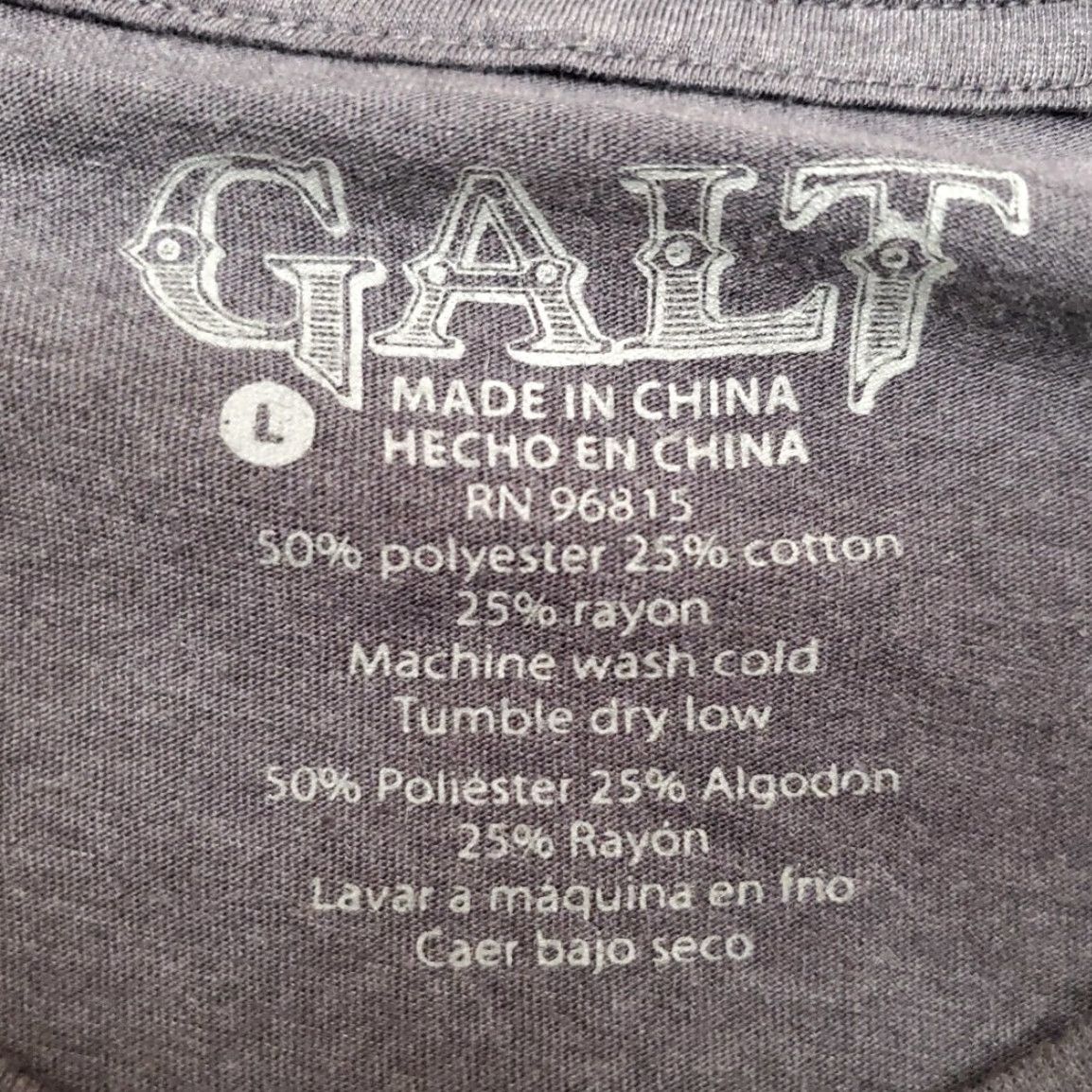Vintage VINTAGE Galt Shirt Mens Large Gray Performance Blend UAS Patriotic American Fishing NWT Size US L / EU 52-54 / 3 - 3 Thumbnail