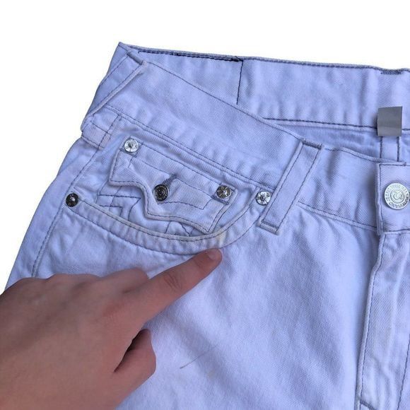 True Religion True Religion Jeans Size 36 STRAIGHT White Size US 36 / EU 52 - 12 Thumbnail