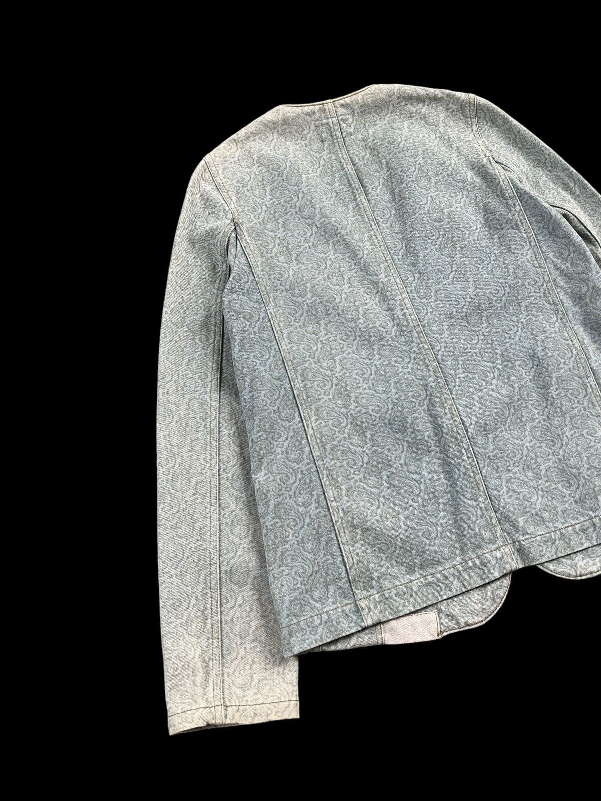 Toga Vintage 90s Toga Reconstructed Paisley Denim Blazer Size US S / EU 44-46 / 1 - 8 Thumbnail