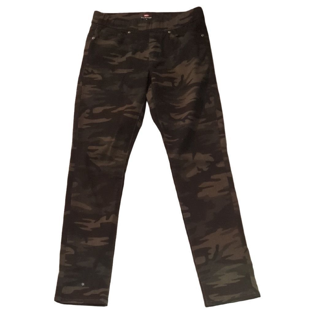 Levi's Levi's Green Camo Pull On Skinny Jeans Size 4 Size 27" / US 4 / IT 40 - 1 Thumbnail
