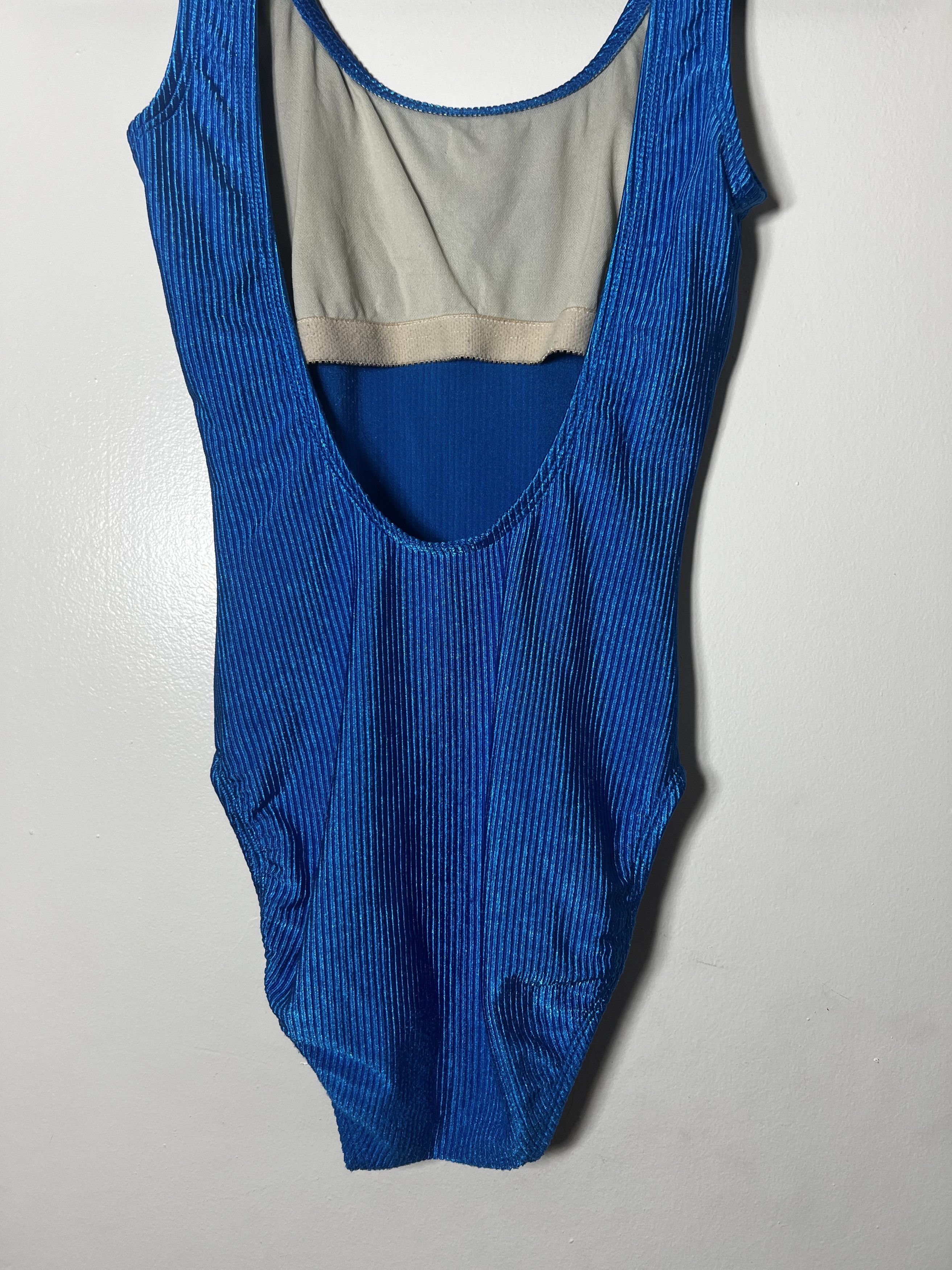 Catalina Vintage 90's Catalina Swimwear Ribbed One Piece Swim Suit Size ONE SIZE - 5 Thumbnail