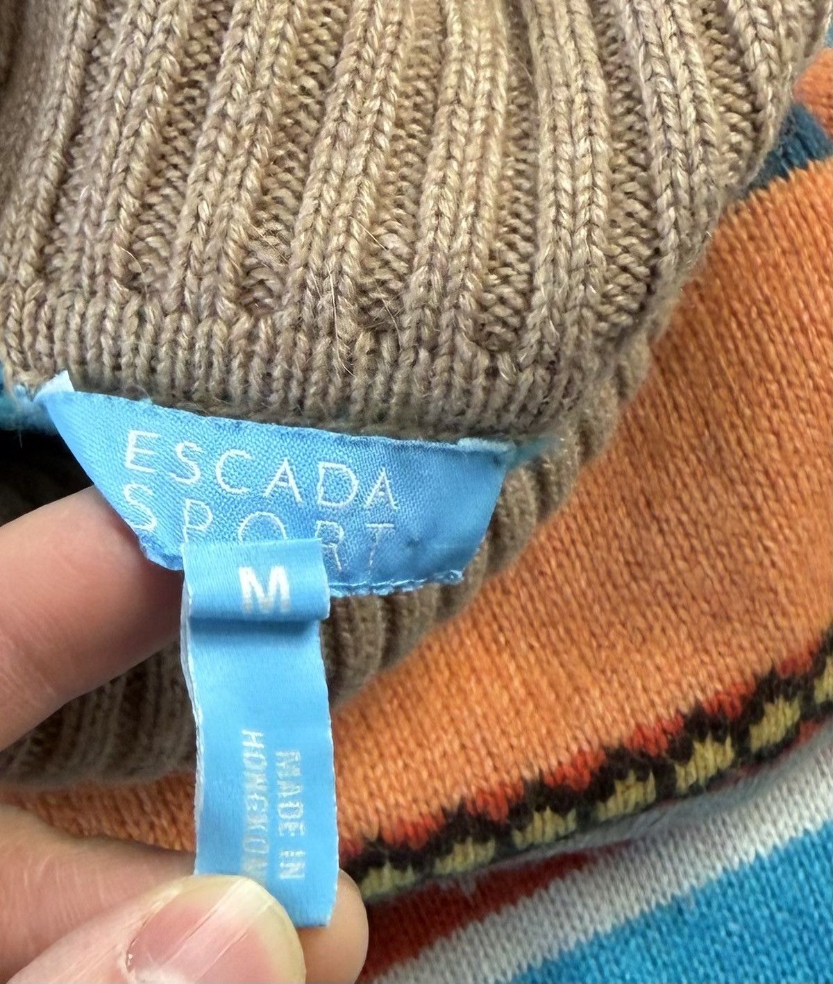 Escada Sport Escada Sport Turtleneck Sweater Wool/Cashmere/Angora Size M / US 6-8 / IT 42-44 - 10 Thumbnail