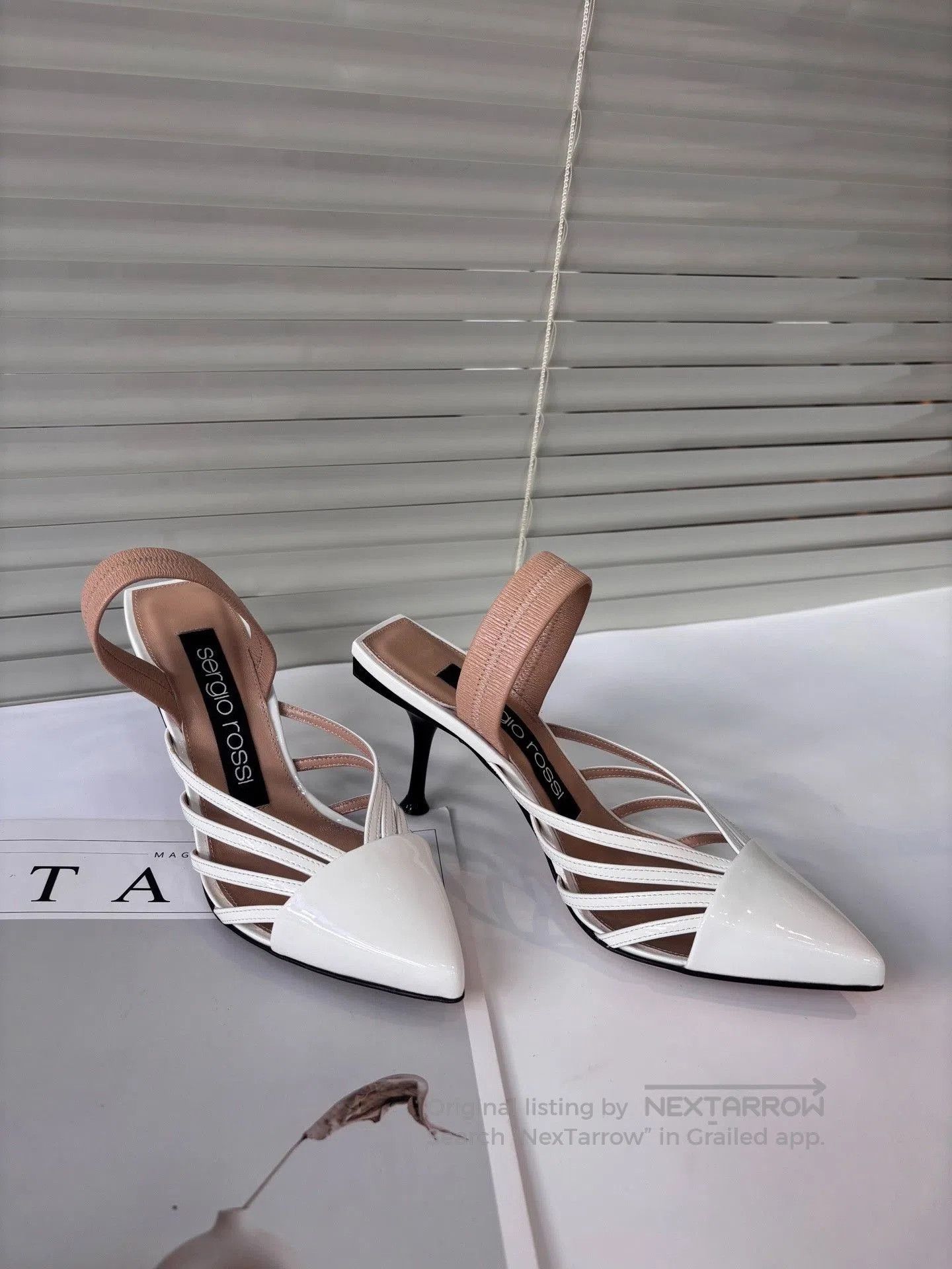 Sergio Rossi Sergio Rossi White Two. Size US 5 / IT 35 - 1 Thumbnail