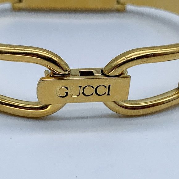 Gucci Vintage GUCCI 1500L Rectangular Gold Plated Quartz Watch Size ONE SIZE - 5 Thumbnail