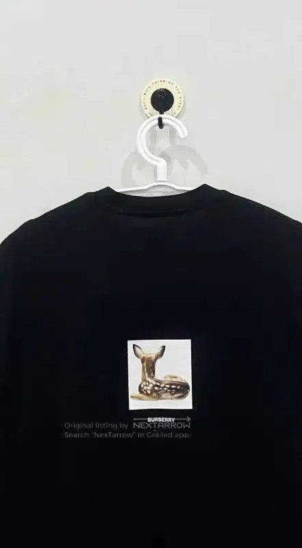Burberry Burberry Black Cotton Men's Short Sleeve T-Shirt. Size US XS / EU 42 / 0 - 2 Thumbnail