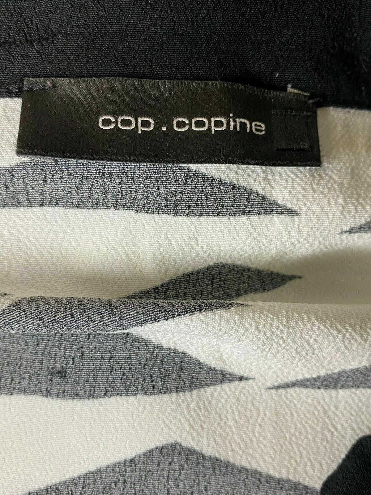 Designer Ladies Cop Copine Bazooka Chemise Black 1/2 Zip Top Size 40 Size M / US 6-8 / IT 42-44 - 10 Thumbnail