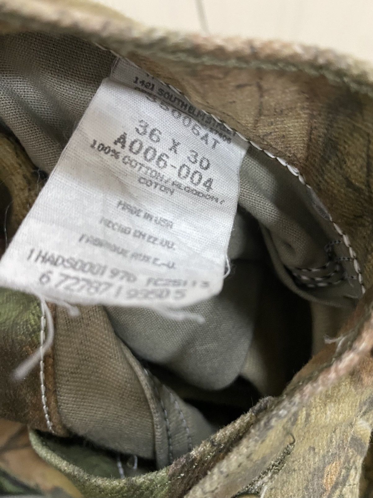 Realtree × Vintage × Wrangler 90s VTG WRANGLER ADVANTAGE TIMBER REALTREE PANTS Size US 36 / EU 52 - 6 Thumbnail