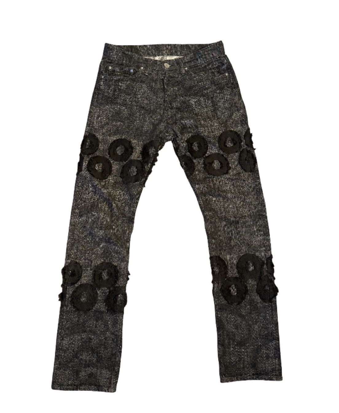 Issey Miyake Issey Miyake Black Circle Denim Size US 32 / EU 48 - 1 Thumbnail