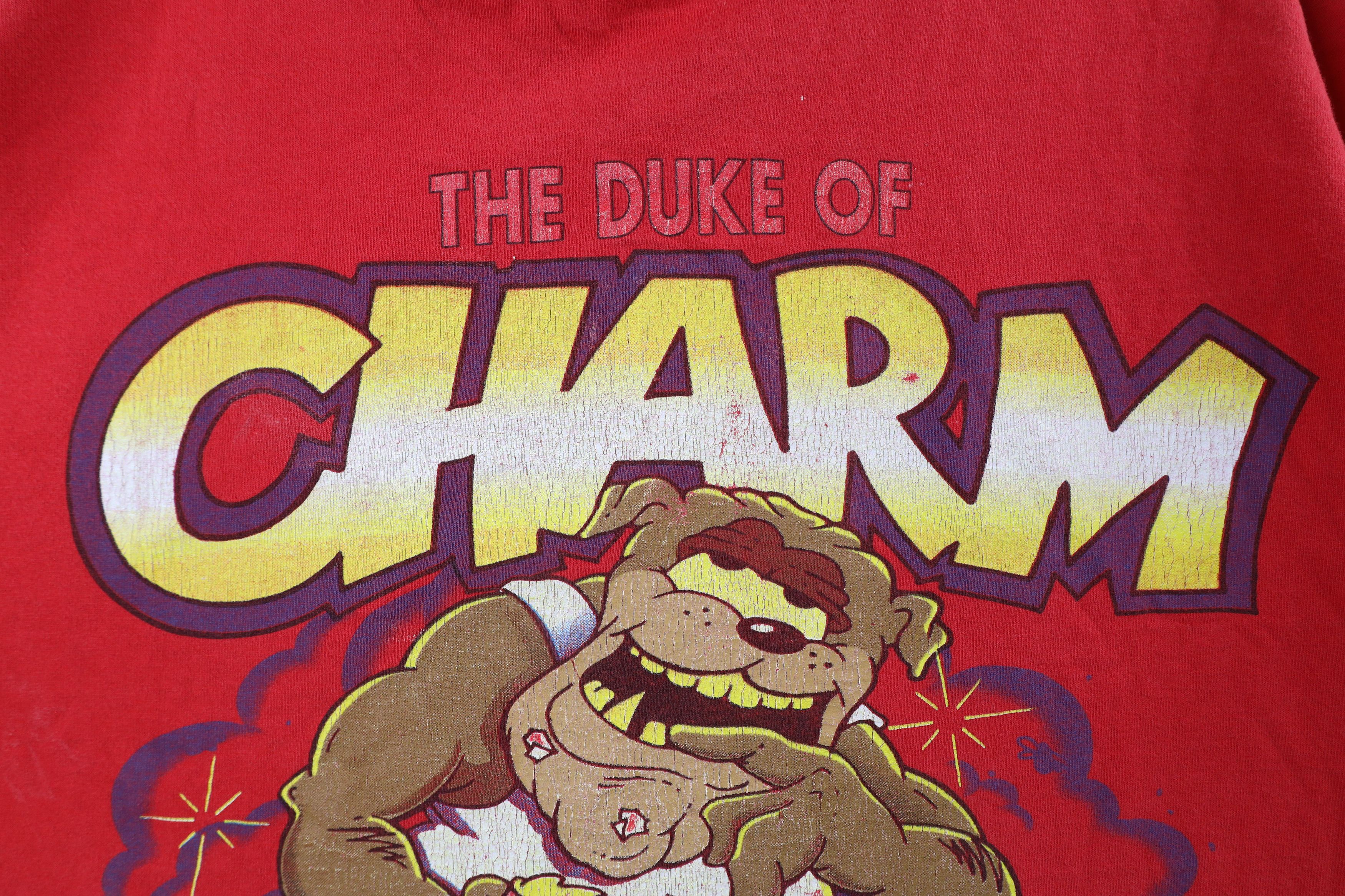 Vintage Vintage 90s Streetwear The Duke of Charm Monster T-Shirt USA Size US XL / EU 56 / 4 - 4 Thumbnail