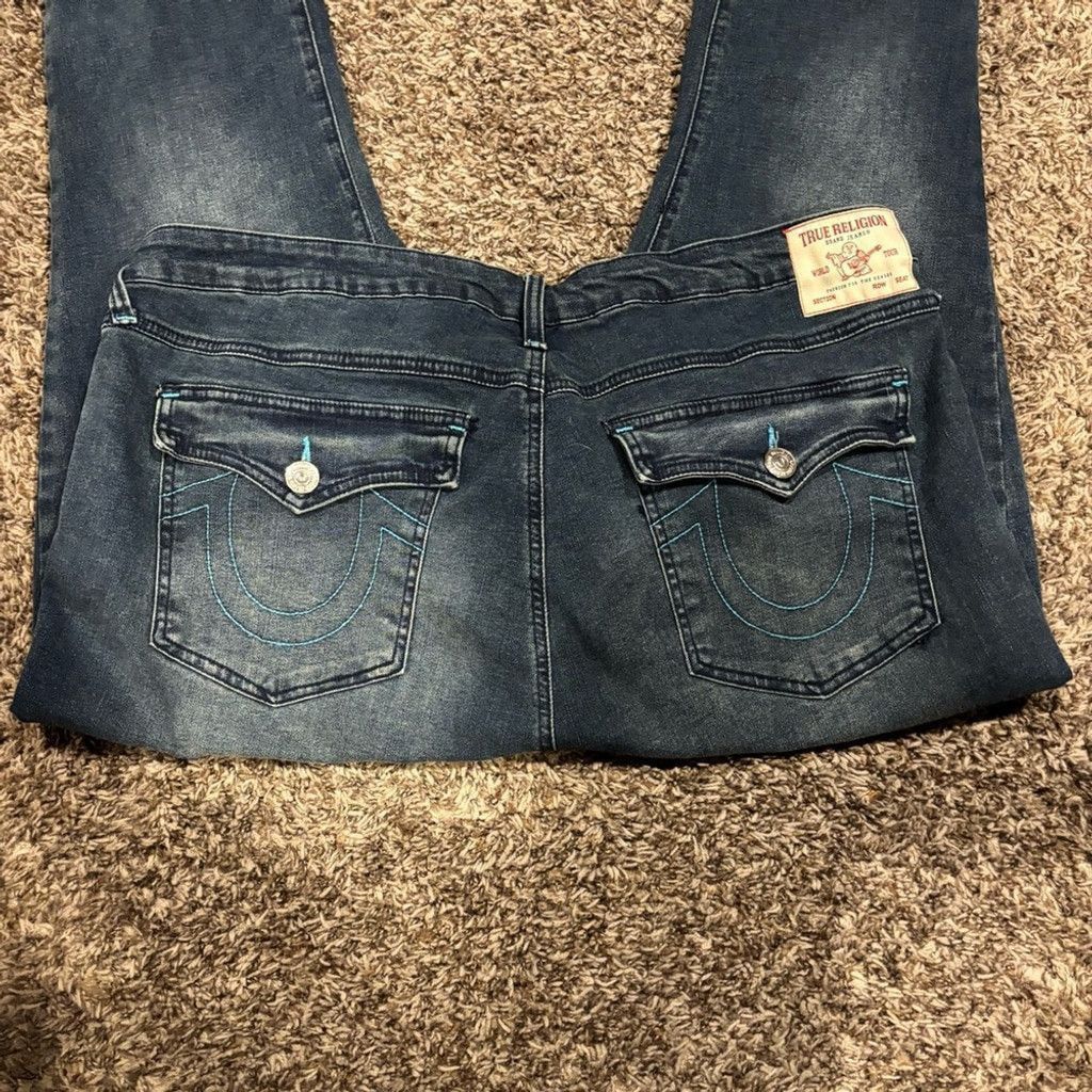 True Religion Women’s True Religion Mid Rise Super Skinny Jeans Size 40" / US 18 - 1 Thumbnail