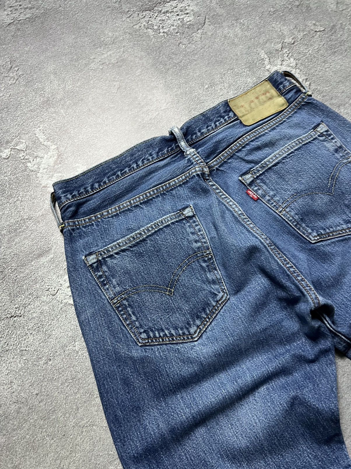 Levi's Vintage Levis Jeans Pants Wash Blue Big Logo 501 34/30 M-L Size US 34 / EU 50 - 5 Thumbnail