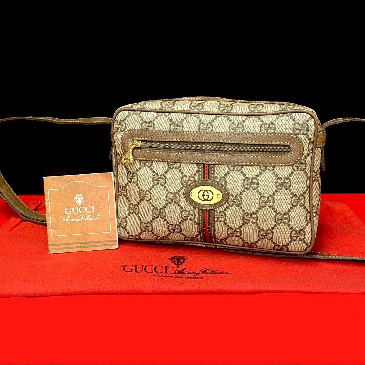 Gucci Gucci Shoulder Bag Brown Leather Size ONE SIZE - 1 Thumbnail