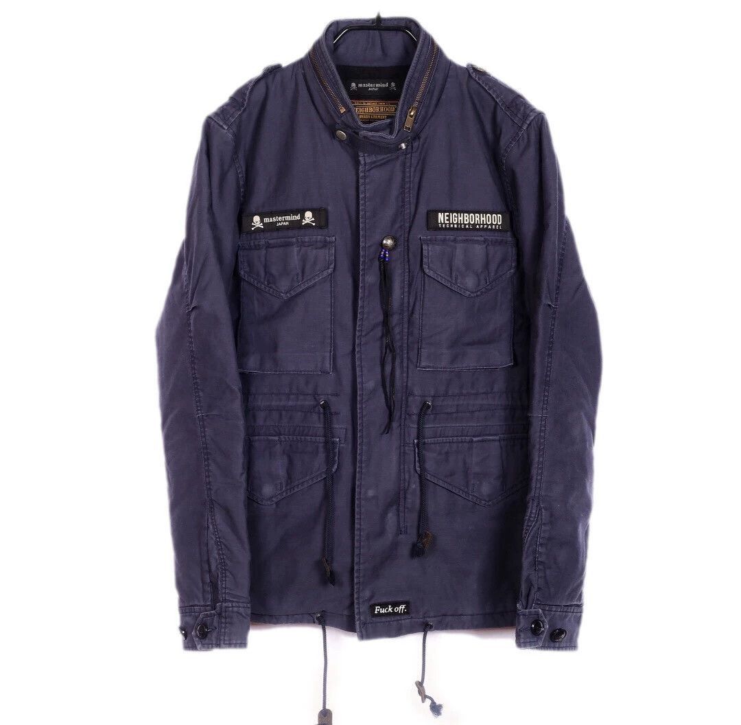 Mastermind Japan Blue Cargo Jacket with Pockets - Size M Size US M / EU 48-50 / 2 - 1 Thumbnail