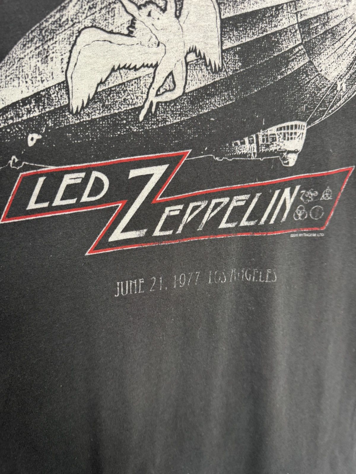 Amplified Led Zeppelin June 21, 1977 Los Angeles Shirt US Tour 2011 Size US XXL / EU 58 / 5 - 8 Thumbnail