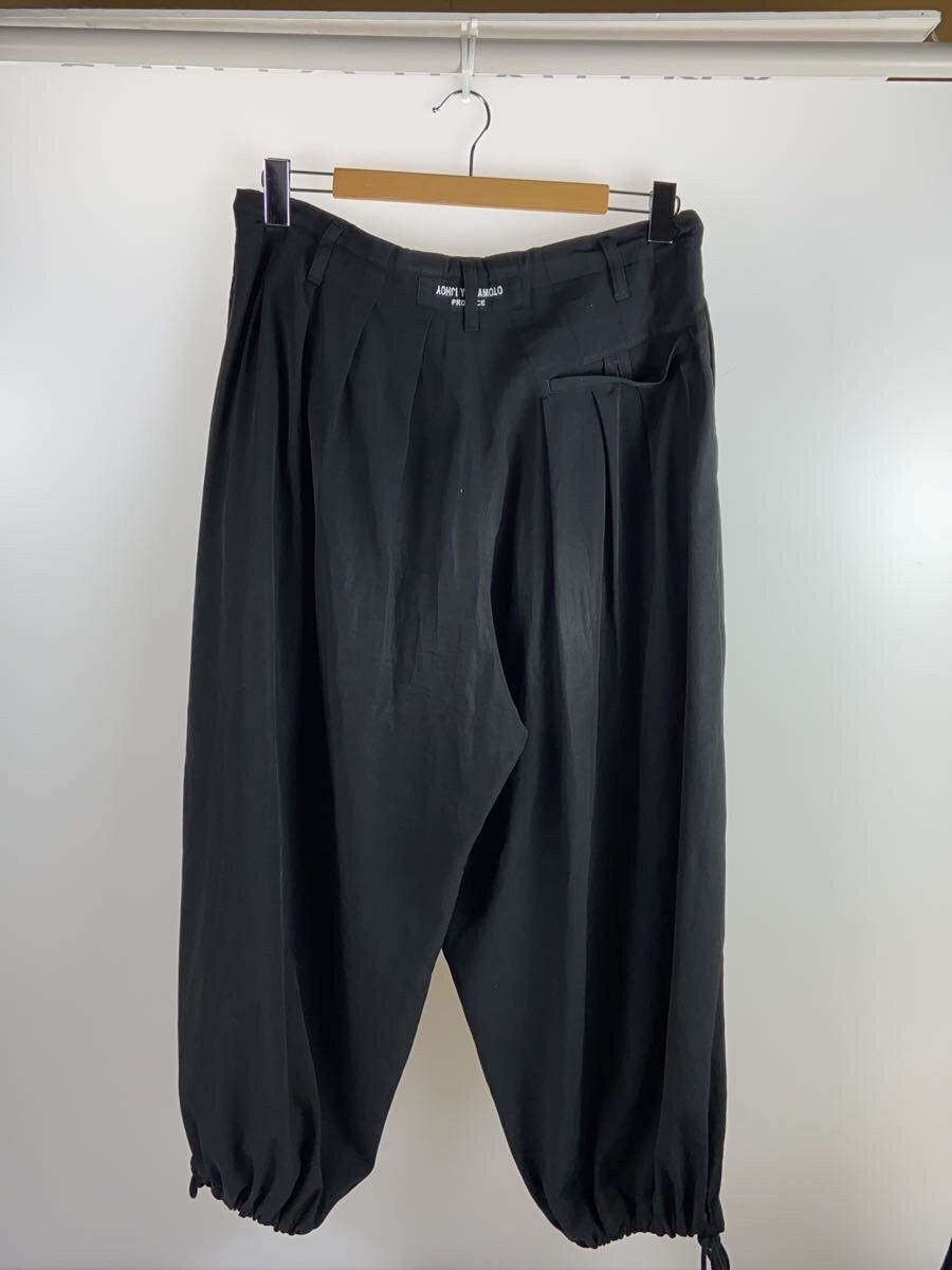 Yohji Yamamoto yohji yamamoto POUR HOMMEBLK/Solid color Bottoms/ Size US 31 - 2 Thumbnail