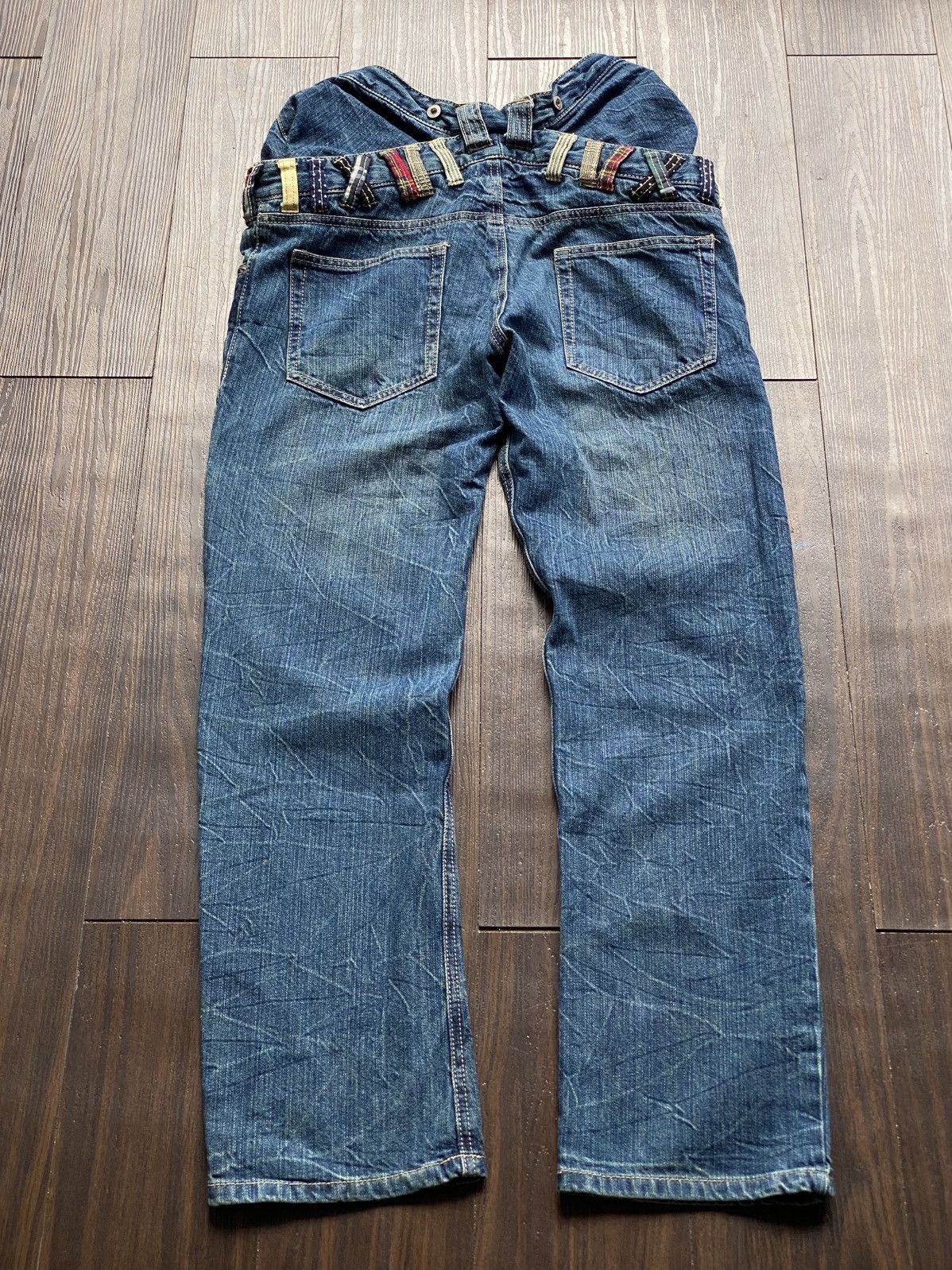 Japanese Brand JAPANESE BRAND DOUBLE WAIST WHISKER Size US 32 / EU 48 - 9 Thumbnail