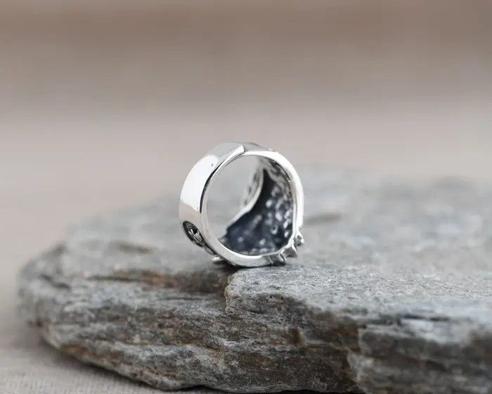 Japanese Brand Creative Feather Cat Rings Opening Ring Size ONE SIZE - 4 Thumbnail