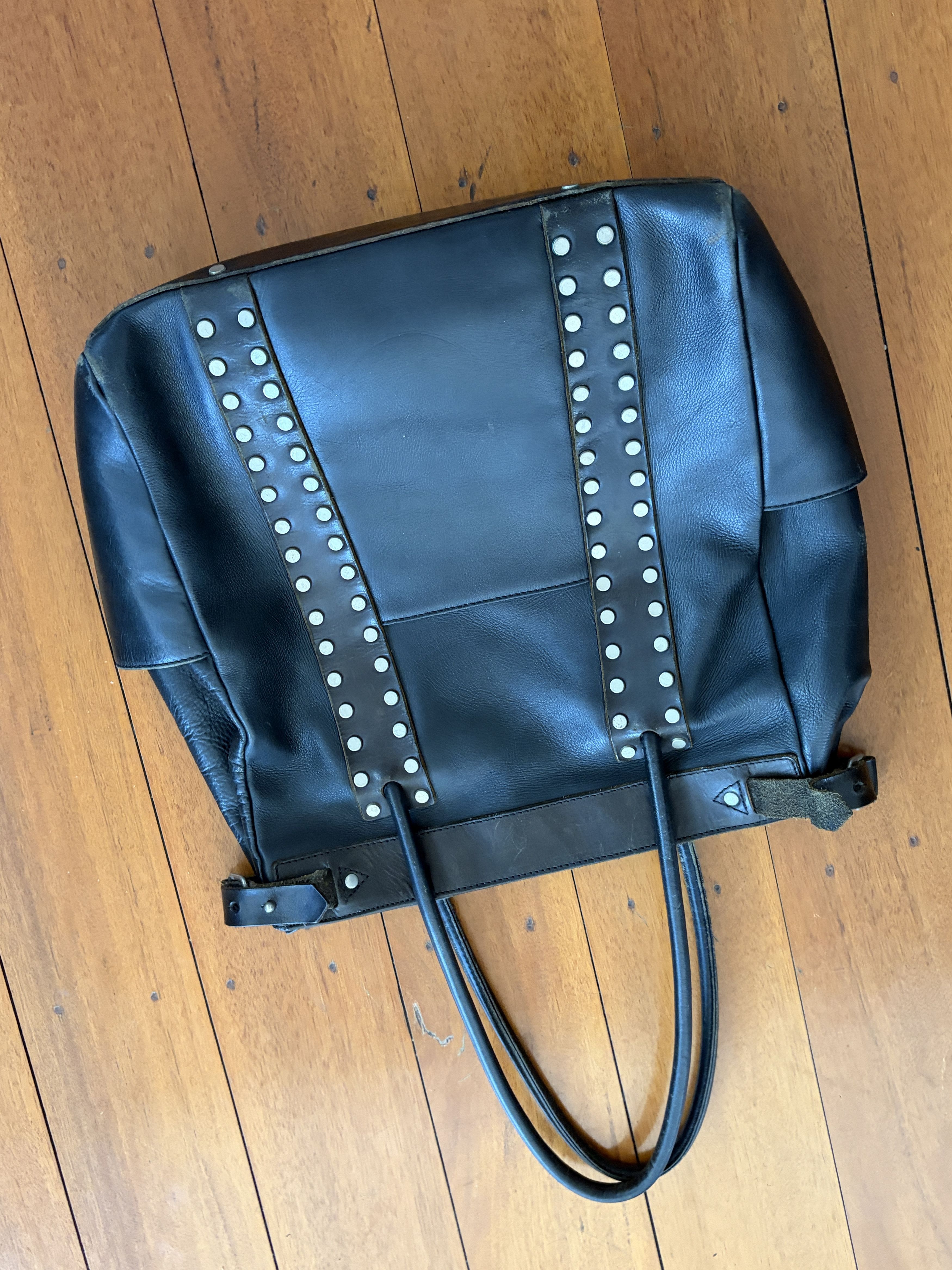 Yohji Yamamoto Yohji Yamamoto 90s Studded Tote Bag Size ONE SIZE - 7 Thumbnail