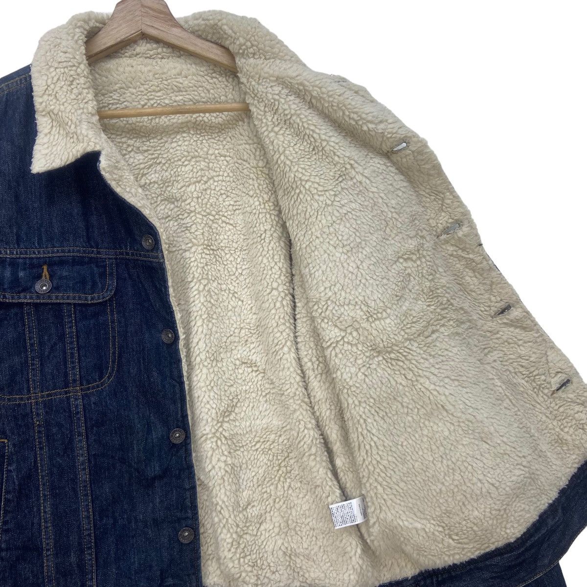 Japanese Brand Japanese Brand GU Western Sherpa Trucker Denim Jacket Size US M / EU 48-50 / 2 - 17 Thumbnail