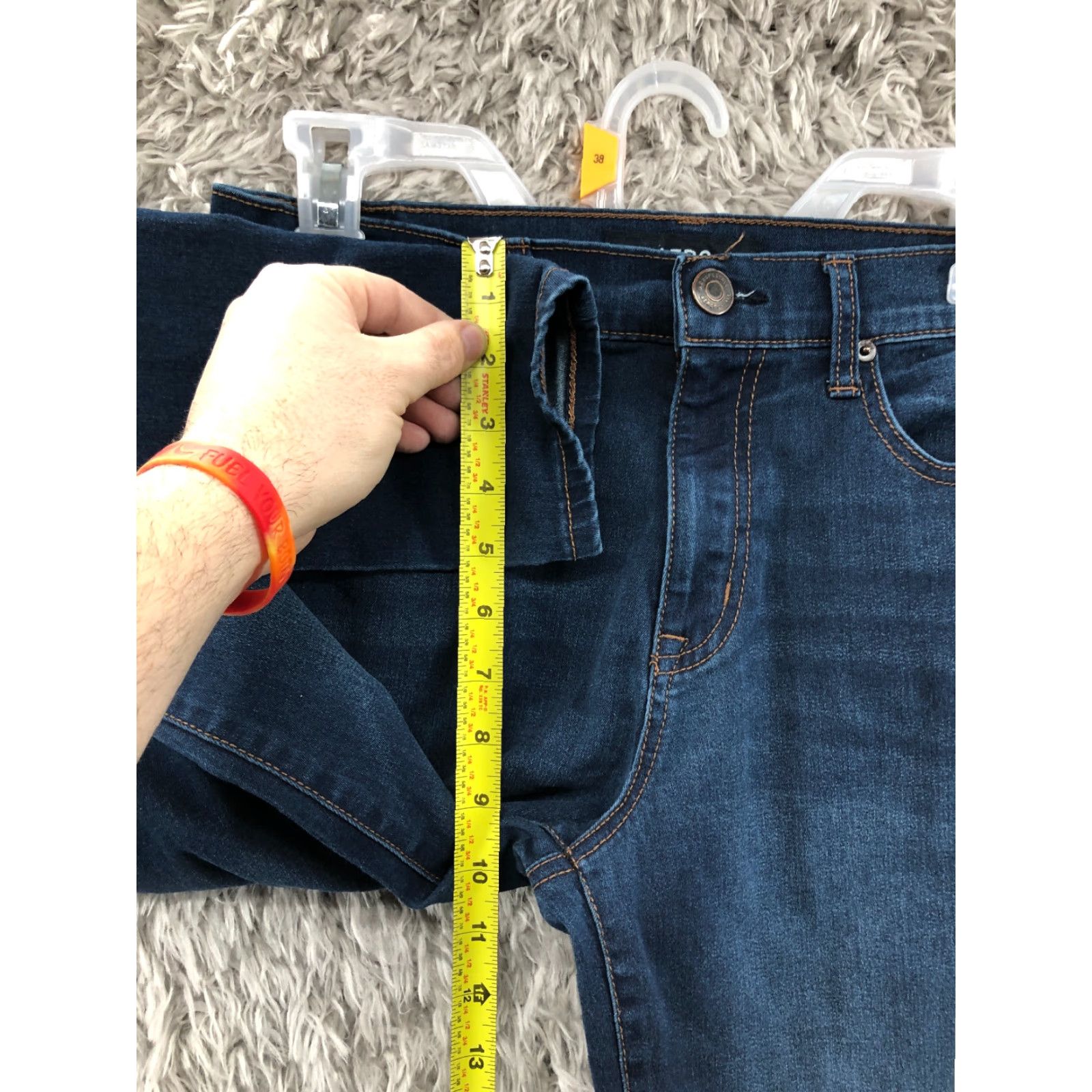 Vintage Aéropostale High Rise Skinny Jeans Women 8 Dark Wash Blue Denim Size 30" / US 8 / IT 44 - 4 Thumbnail