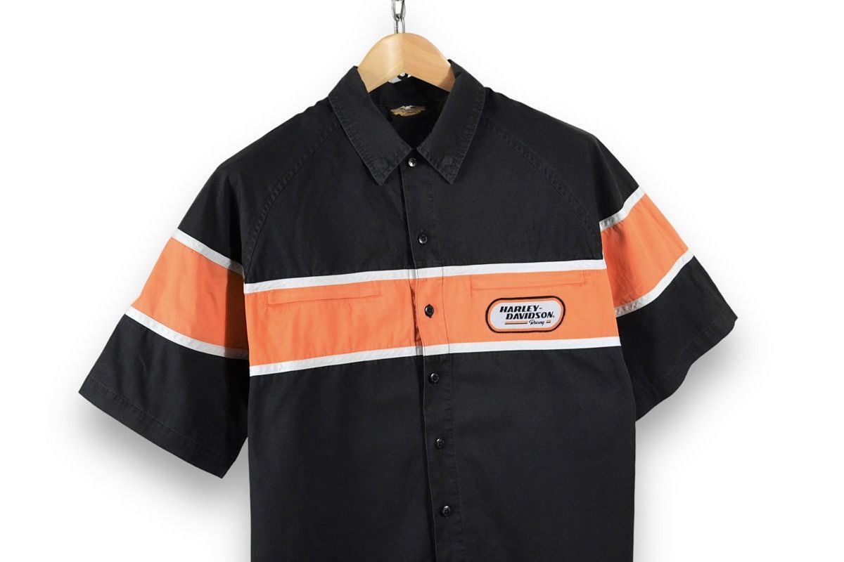 Harley Davidson Vintage Harley Davidson Mechanic Y2K Racing Shirt Size US M / EU 48-50 / 2 - 6 Thumbnail