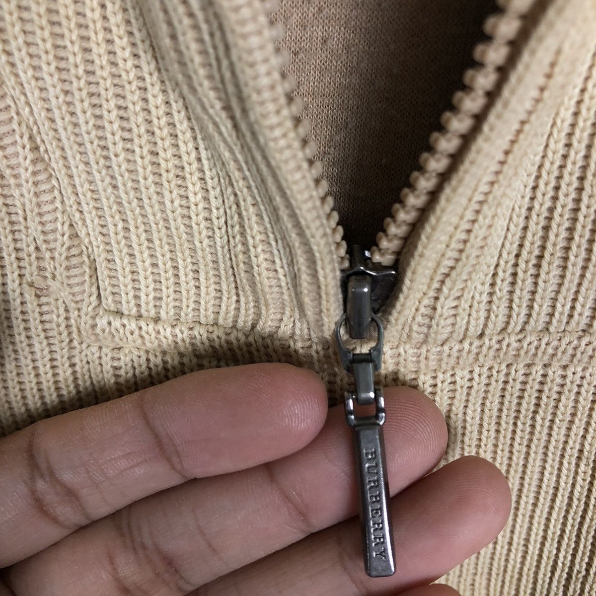 Burberry 🔥90’s Vintage Burberry Collar Sweatshirt Knit Streetwear Size US L / EU 52-54 / 3 - 11 Thumbnail