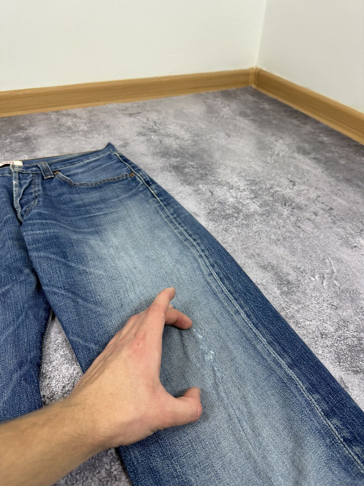 Levi's Vintage Levi's 501 Faded American Denim Baggy Hype Jeans Size US 32 / EU 48 - 7 Thumbnail