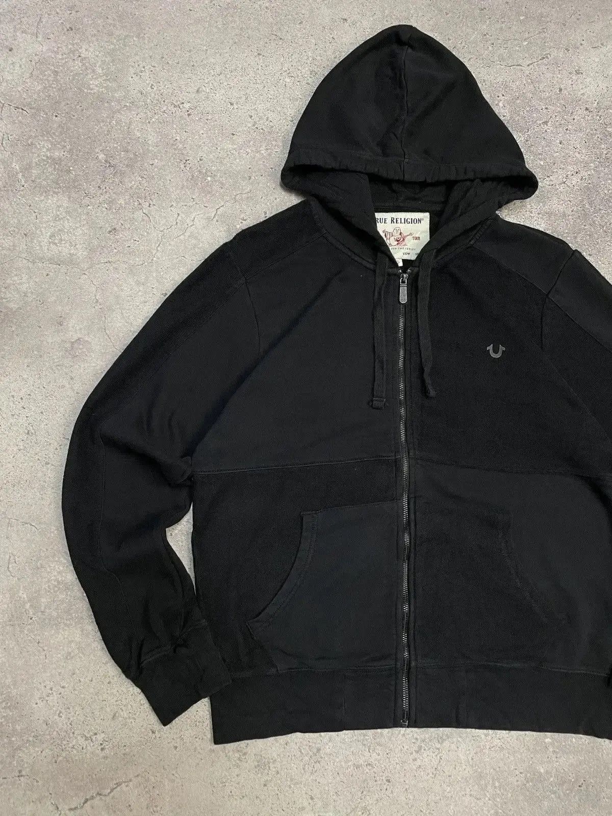 Japanese Brand × True Religion Vintage True Religion Y2K Avantgarde Zip Hoodie Size US L / EU 52-54 / 3 - 6 Thumbnail