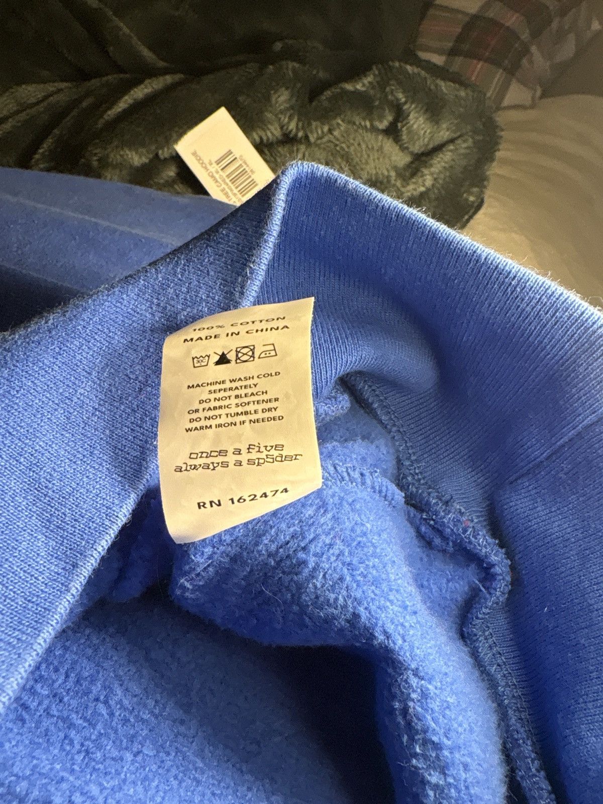 Sp5der Sp5der Blue angel hoodie Size US XL / EU 56 / 4 - 4 Thumbnail