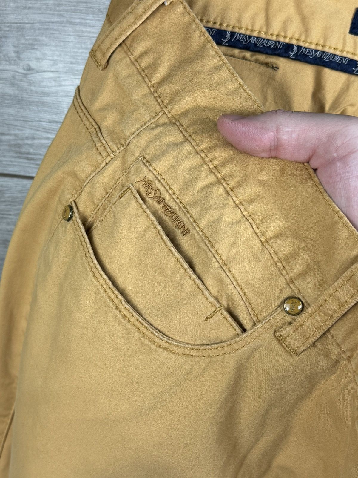 Vintage × Yves Saint Laurent Vintage Casual Pants YSL Yves Saint Lauren Luxury Designs Size US 36 / EU 52 - 11 Thumbnail