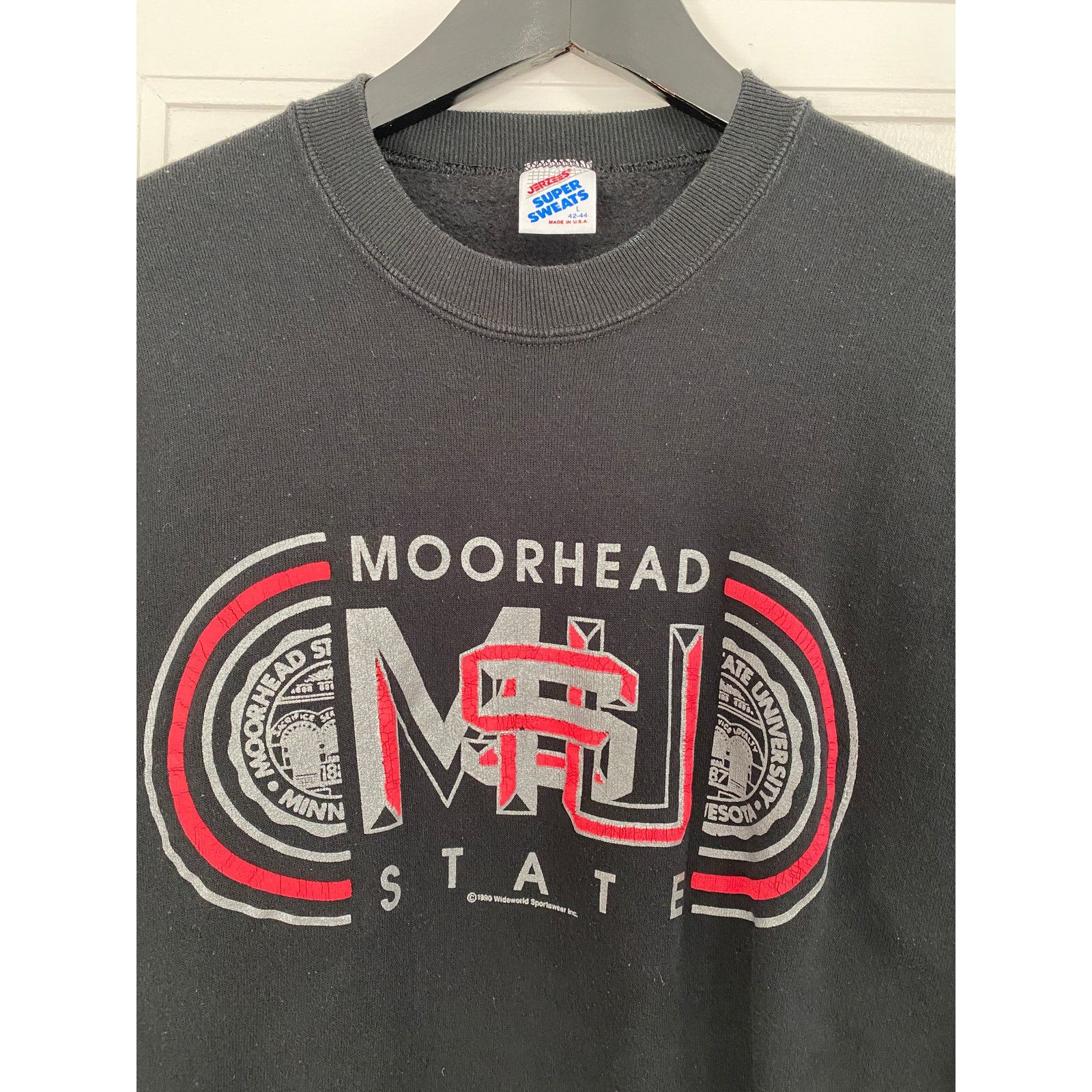 Jerzees Vintage Moorhead State University Crewneck Sweatshirt Size L Size US L / EU 52-54 / 3 - 2 Thumbnail