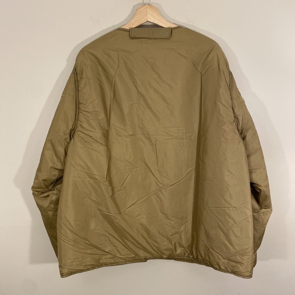 Vintage Vintage Beige Military Liner Zip up Jacket XL Size US XL / EU 56 / 4 - 2 Thumbnail