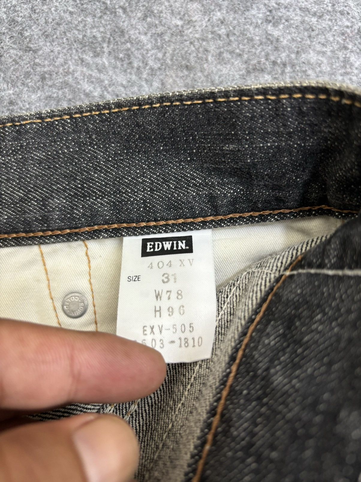 Edwin 💥90s Style💥EDWIN 404XV Minimalist Fades Regular Denim F477 Size US 32 / EU 48 - 21 Thumbnail