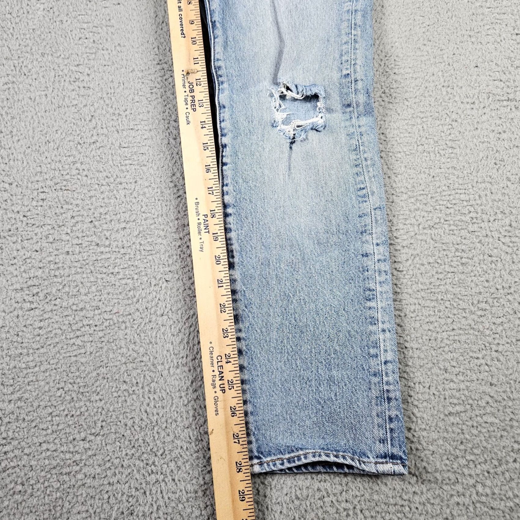 Levi's Levi’s HI-BALL Women’s Big E Casual Distressed Blue Jeans W28 Regular Fit Denim Cotton Blend Size 28W Blue Jeans Women Size 28" / US 6 / IT 42 - 4 Thumbnail