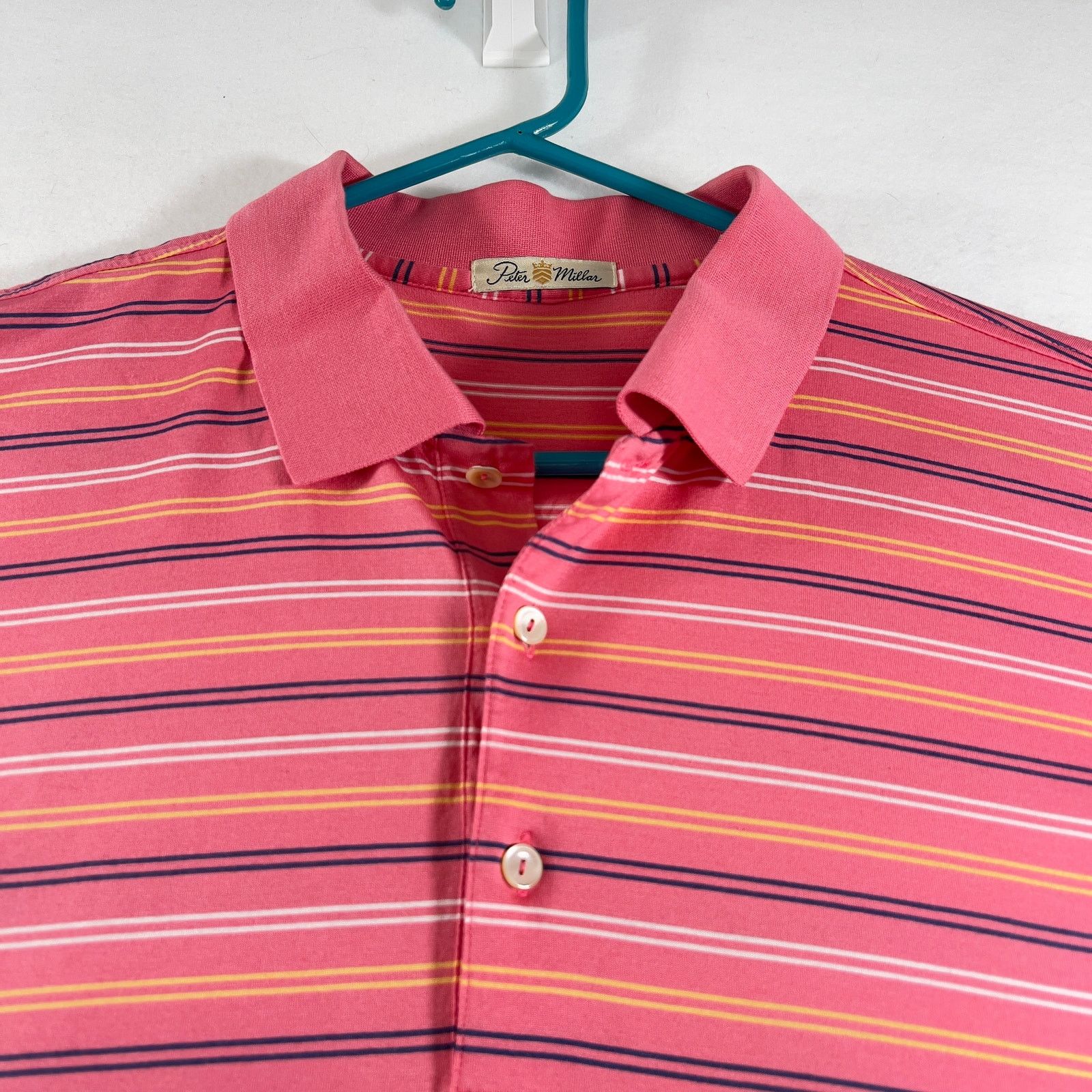 Peter Millar Peter Millar Polo Shirt Double Mercerized Cotton Mens XL Size US XL / EU 56 / 4 - 7 Thumbnail