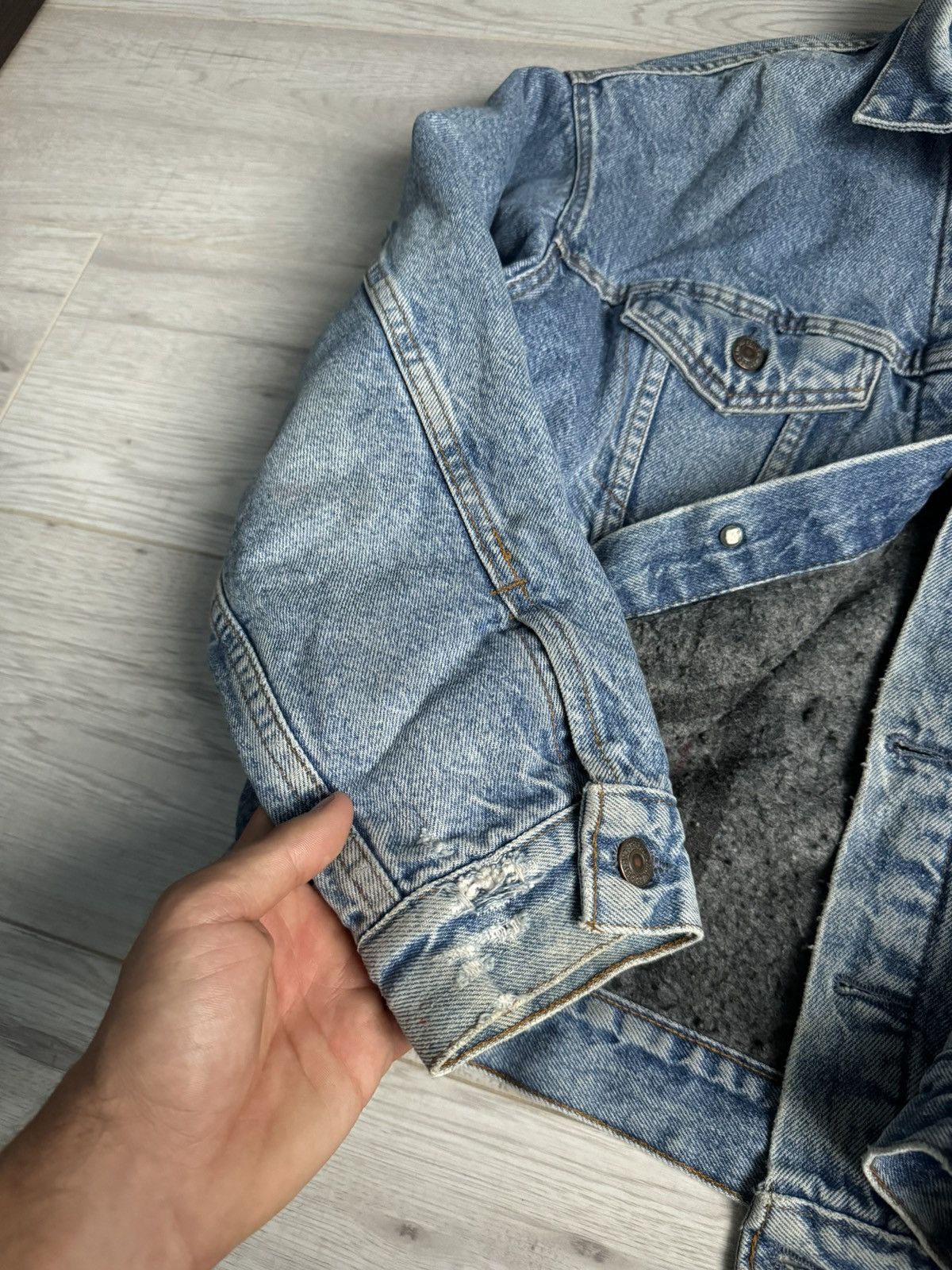 Levi's × Levi's Vintage Clothing Vintage Washed Denim Jacket Levi’s 90’s made in USA Size US M / EU 48-50 / 2 - 5 Thumbnail