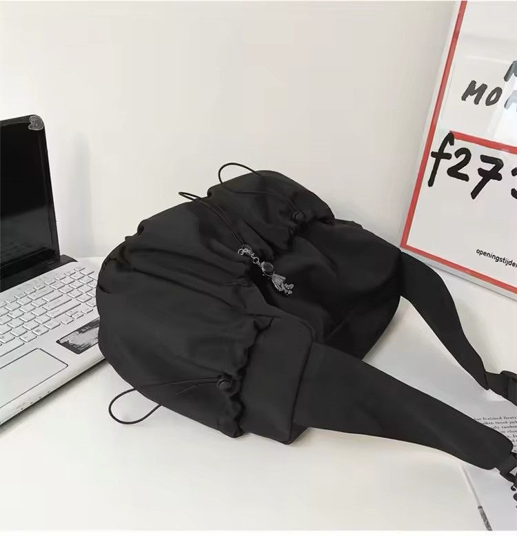 Japanese Brand × Vintage Y2K Japanese Style Tote Shoulder Canvas Bag school Size ONE SIZE - 5 Thumbnail